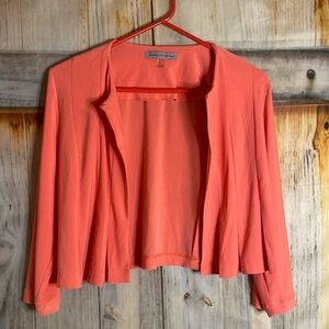 Danny & Nicole NWOT Stretchy Cropped Open Blazer Cardigan